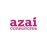 Logotipo de Azaí Consultores en color morado.